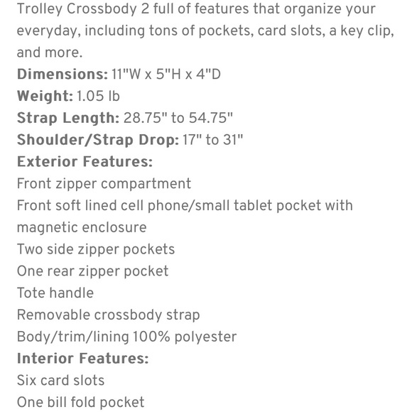 NWT Lug Trolley 2 Crossbody - Metallic Walnut - Picture 6 of 7